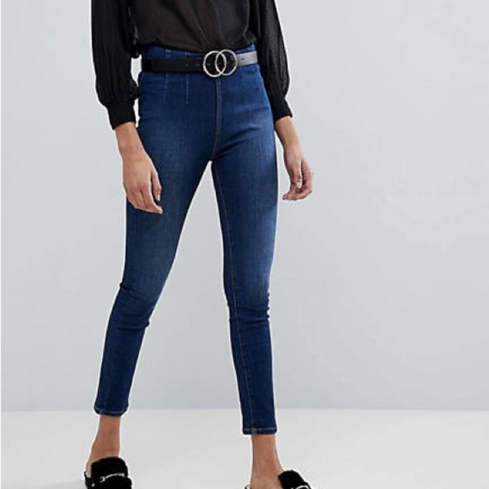 Free People Ultra High Rise Stretchy Skinny Ankle Jeans Size 25